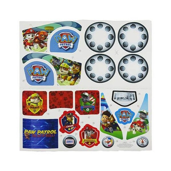 Ilc Replacement for Power Wheels Cmp32 PAW Patrol LIL Quad Label Sheet FOR PAW Patrol CMP32 PAW PATROL LIL QUAD LABEL SHEET FOR PAW PAT - main